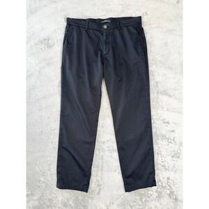 Boggi Milano Chino Pants Mens 36 Navy Blue Italian Stretch Cotton Smart Casual